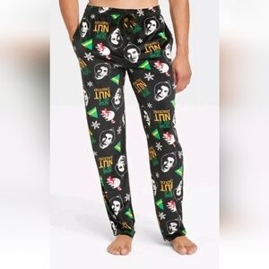 Elf Men's Soft Fleece Christmas Pj Pants Pajama Sleep Son Of A Nut Cracker L